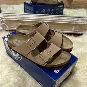 Birkenstock Arizona sandcastle sandals